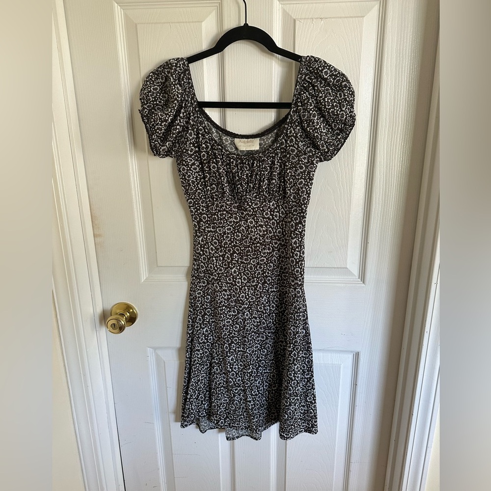 Auguste the Label Marlow Zandra Anne Mini Dress Charcoal